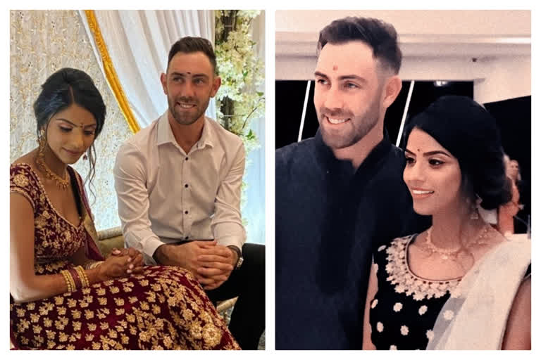 Glenn Maxwell’s fiancée Vini Raman shares photo from their Indian engagement