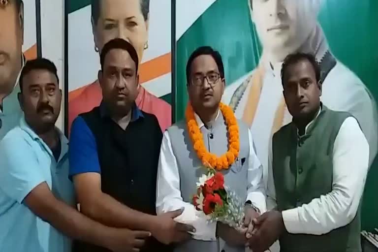 Rajya sabha Congress candidate Shehzada Anwar press conference in ramgarh