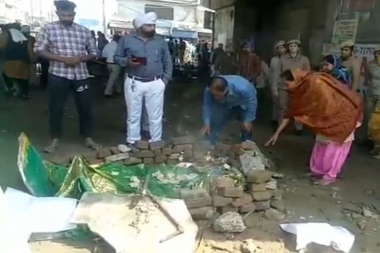 national highway authority break 250 years old mosque in ludhiana