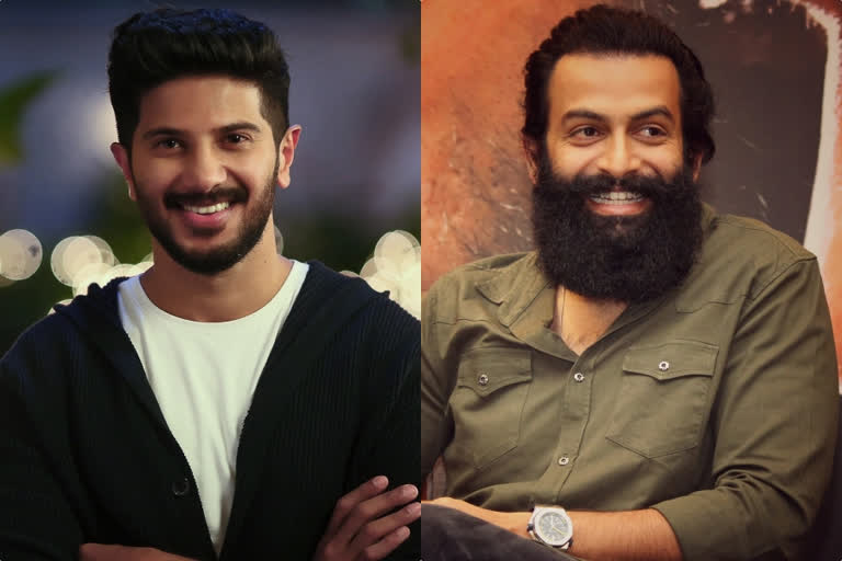 Dulquer Salmaan tweet latest news.  ദുല്‍ഖറിന്‍റെ പുതിയ ചിത്രത്തിന് പൃഥ്വിയുടെ ആശംസ, ആരോഗ്യം ശ്രദ്ധിക്കണെയെന്ന് ദുല്‍ഖര്‍  Dulquer Salmaan  പൃഥ്വിരാജ്  ബൃന്ദ മാസ്റ്റര്‍  prithviraj sukumaran