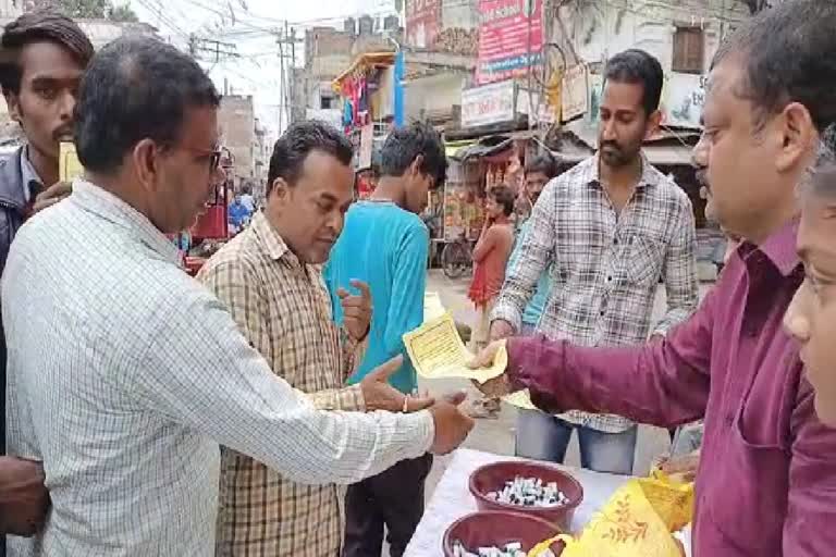 medicines being distributed