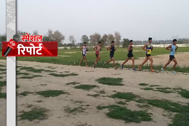 no synthtic track in mahmudpur stadium