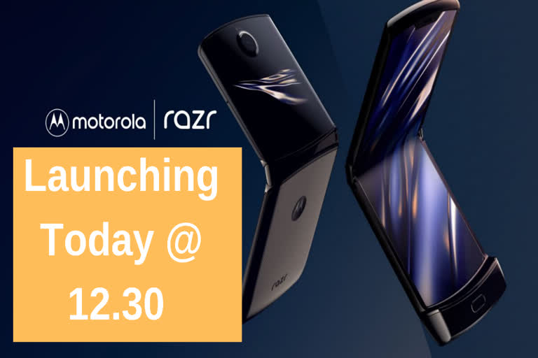 Motorolarazr is launching today at 12.30 pm