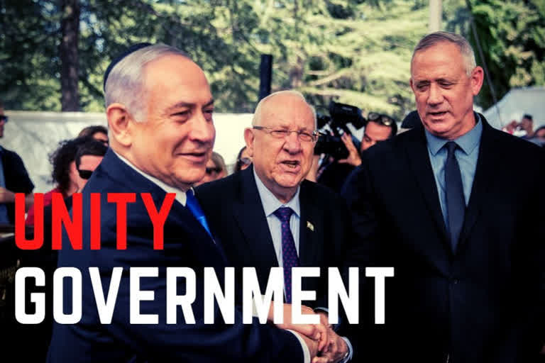 Netanyahu and Gantz agree to form coalition government