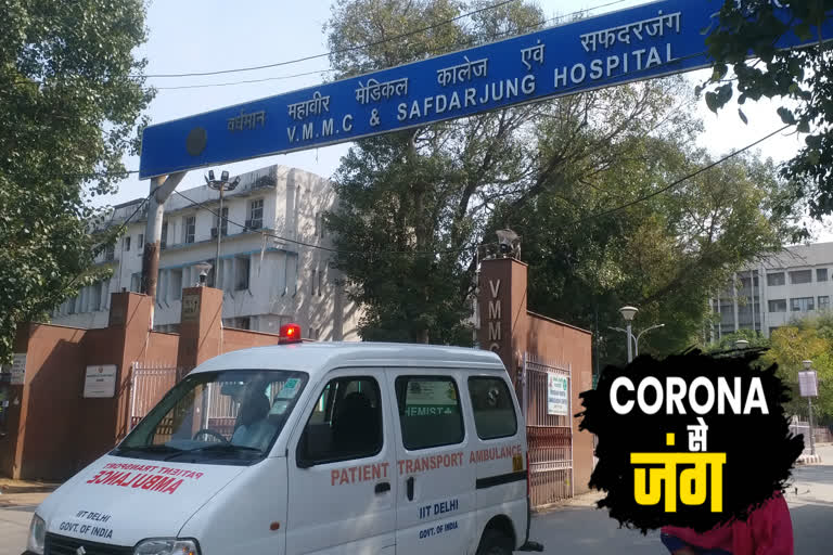 One more corona infected person was discharged from Safdarjung Hospital