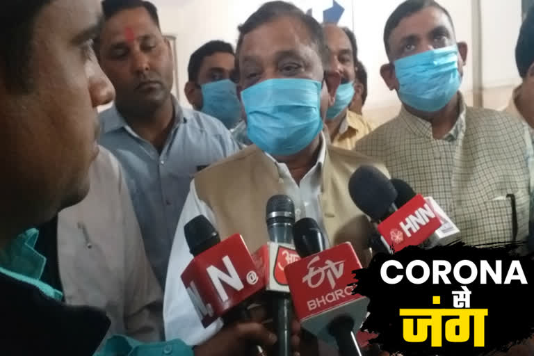 Atul Garg inspection of mmg hospital ghaziabad over corona virus