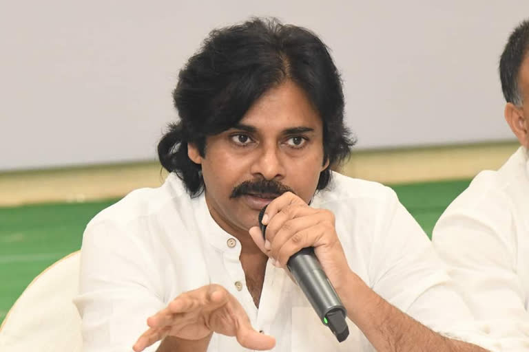 Janasena chief Pawan kalyan review with party leaders on local elections