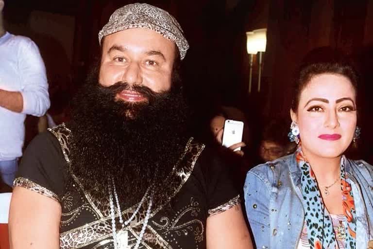 honeypreet and ram rahim sunaria jail