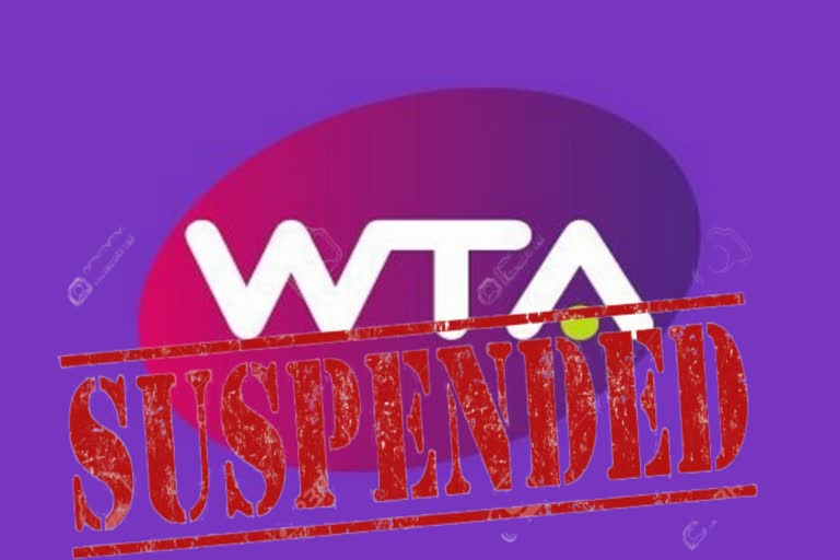 WTA tour suspended