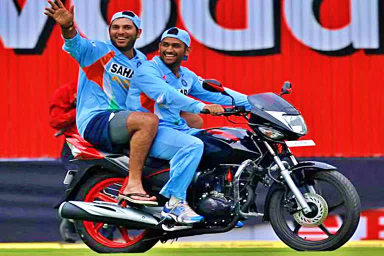 MS Dhoni started riding bike as he reached Ranchi