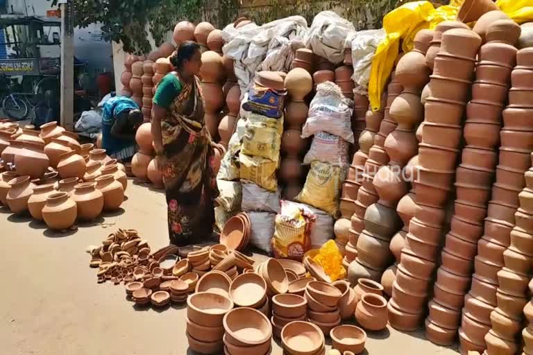 Heavy demand for clay pots