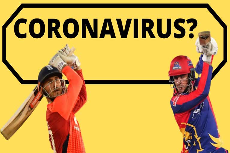 Alex Hales shows symptoms of coronavirus