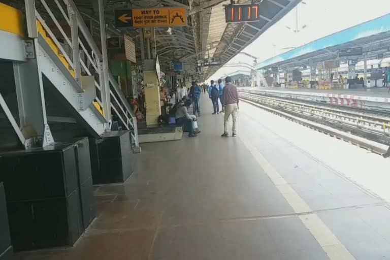 Corona was affected at Cuttack railway station