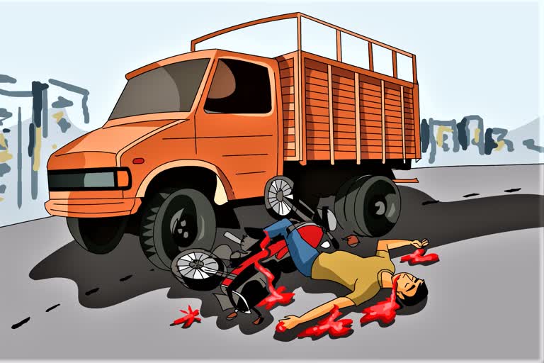 man died in road accident at bachannapet