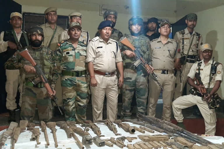 huge Cache of Illegal Arms and Ammo recovered,ಭಾರಿ ಪ್ರಮಾಣದ ಶಸ್ತ್ರಾಸ್ತ್ರ ವಶ