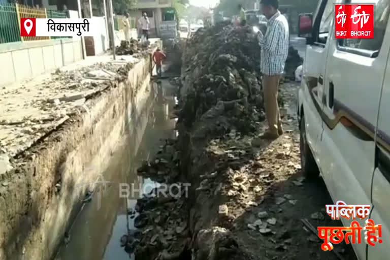 Sewer dumping completed in 26 colonies of Vikaspuri west delhi