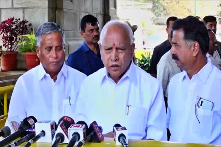 CM Yediyurappa reaction about coronavirus