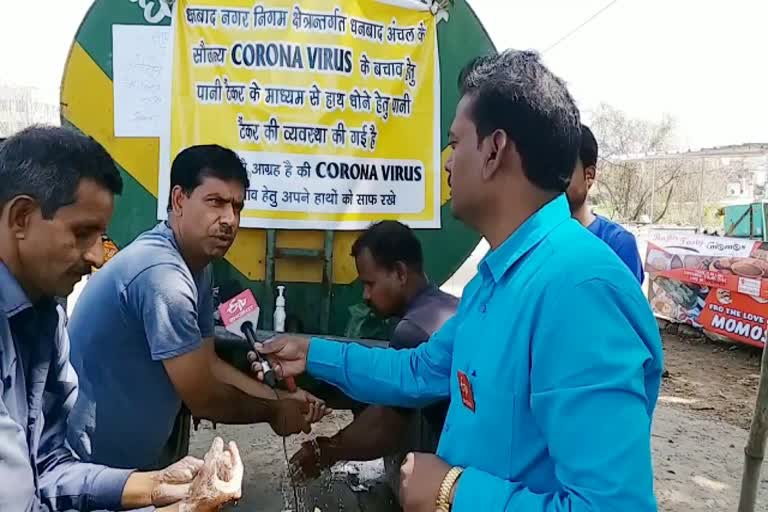 Handwash system in markets and crowded