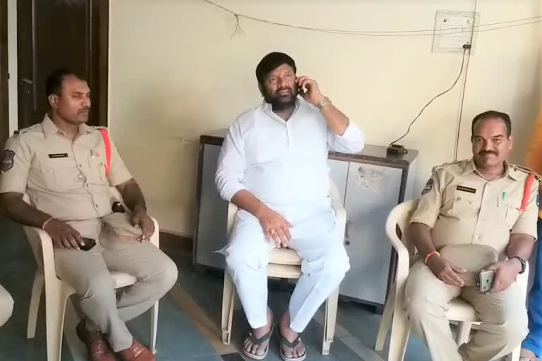 Kutbullapur ex mla house arrest in shapur