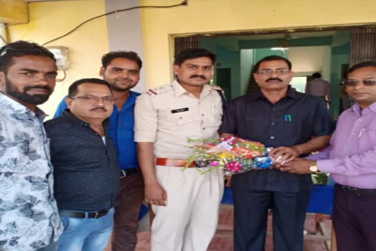 Farewell ceremony organised for Takhatpur SI Hemsagar Patel