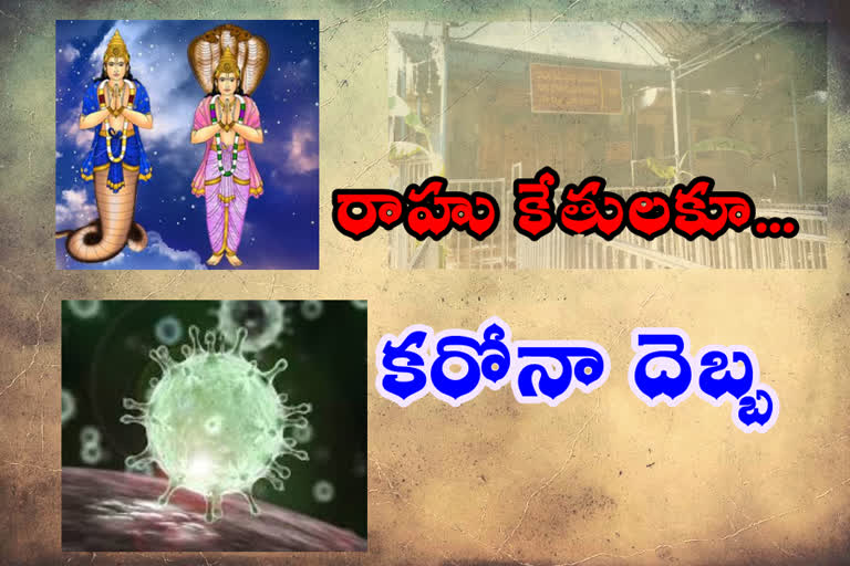 rahu kethu puja stops due to corona effect in srikalahasti