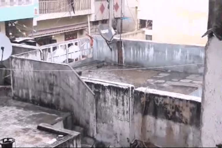 Heavy rain at the secunderabad in hyderabad