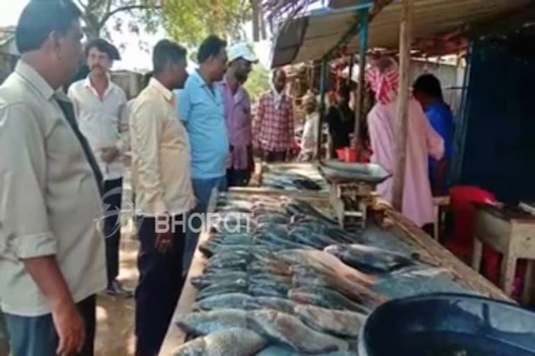 Fish sales ban at Chitradurga due to corona fear