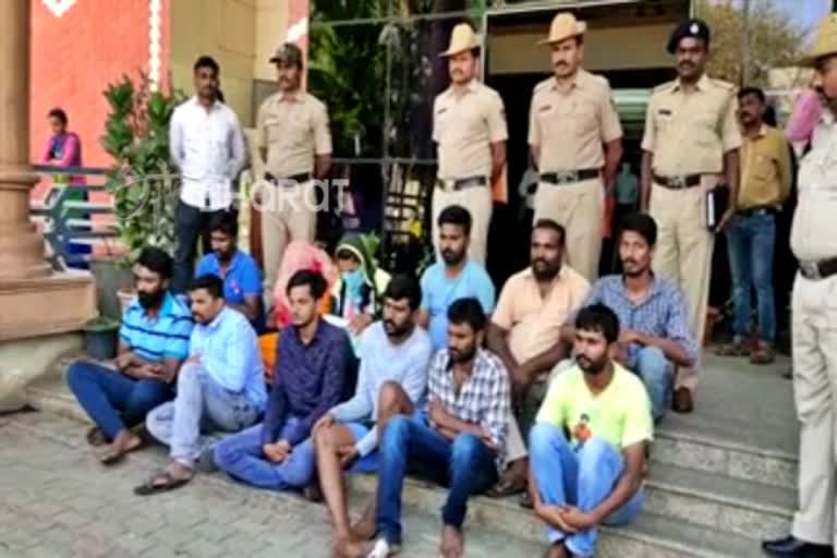 Arrest of Rowdy Sheeter Slum Bharatha's Companions