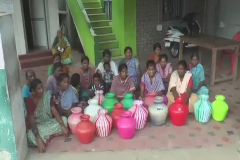 nellai people protest for given proper drinking water supply