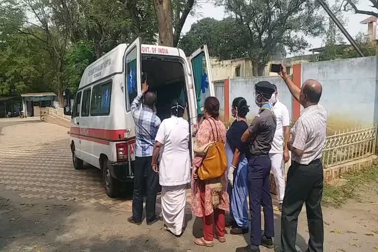 किया गया मॉक ड्रिल, Tatanagar railway hospital