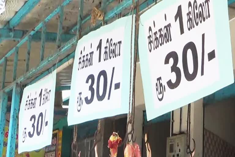 கரோனாவால் கோழிக்கறி விற்பனை சரிந்தது