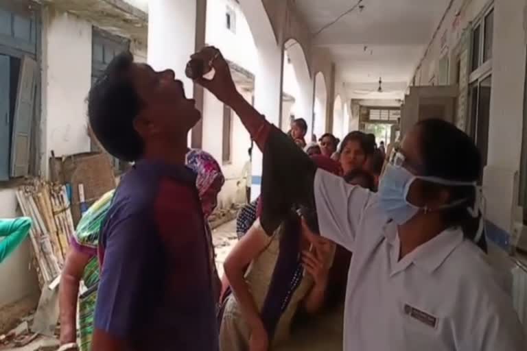 People drinking Ayurvedic brew