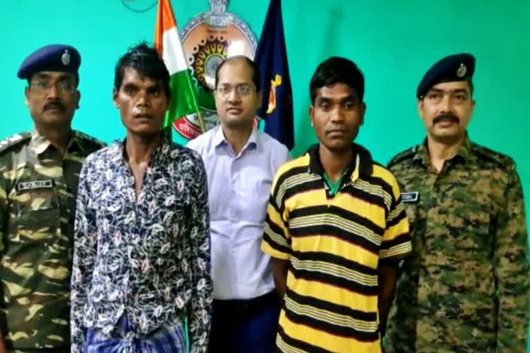 two naxalites surrendered