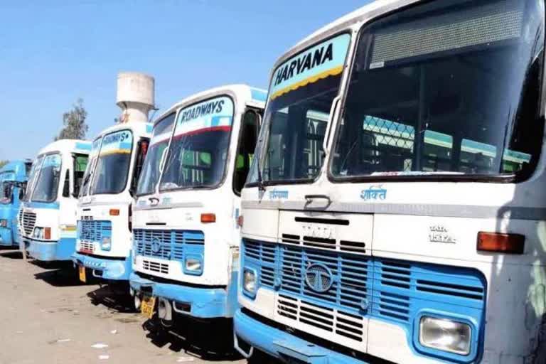 haryana roadways buses closed public curfew