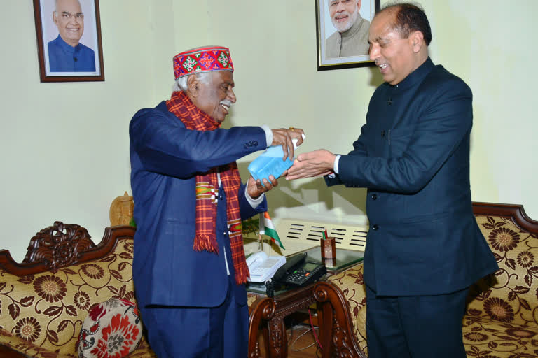 CM Jairam meets Governor Bandaru Dattatreya