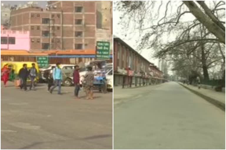 Thin crowds at Delhi,ಜಮ್ಮು ಮತ್ತು ಕಾಶ್ಮೀರ ಖಾಲಿ ಖಾಲಿ