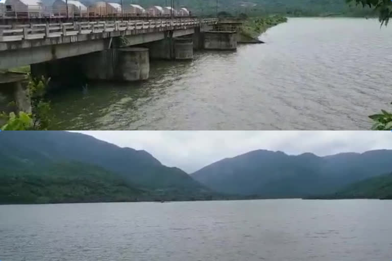 Pedderu Reservoir full of water