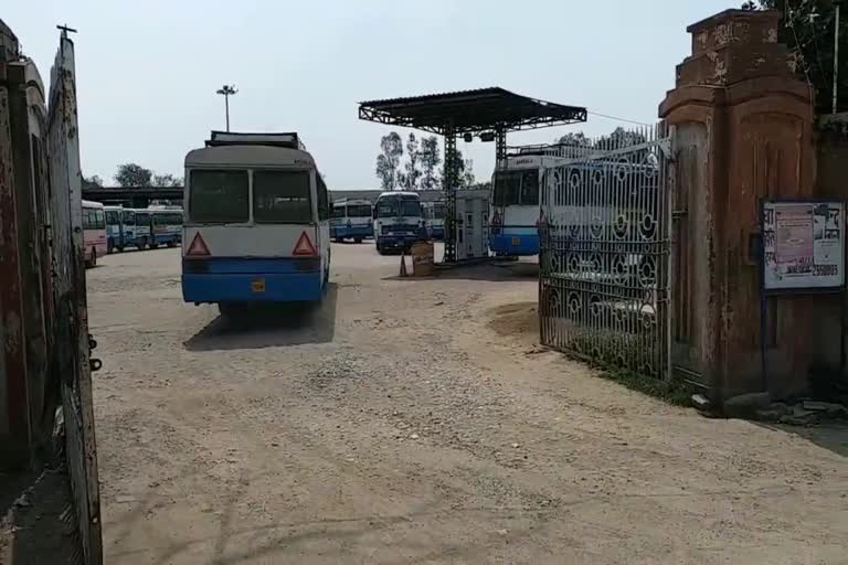 haryana roadways buses almost stopped due to coronavirus