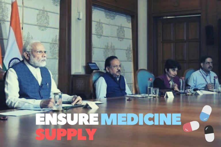 PM asks pharma industry to ensure supply of essential items