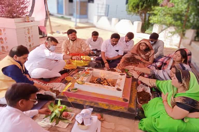 hawan for corona virus in bemetara