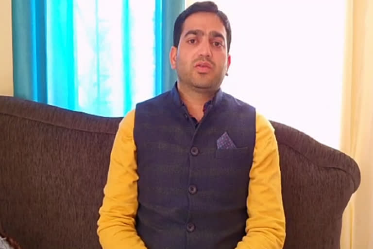 Dharamshala MLA Vishal Nehria