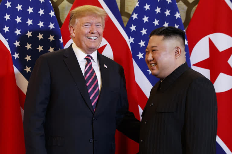 US President Donald Trump with North Korean leader Kim Jong-un