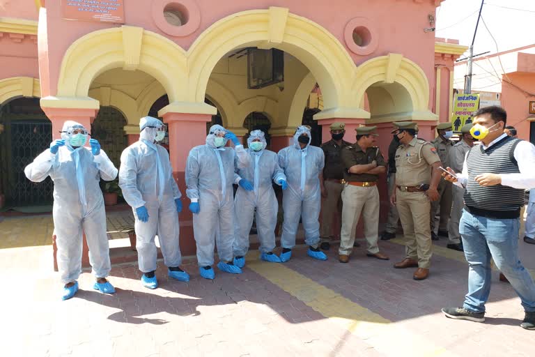 mock drill of district admin and health muzaffarnagar