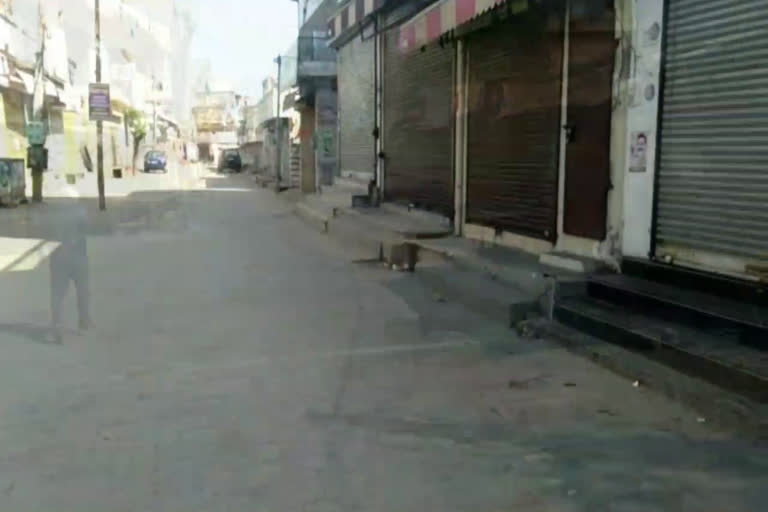 Effect of Janata curfew in Shahbad