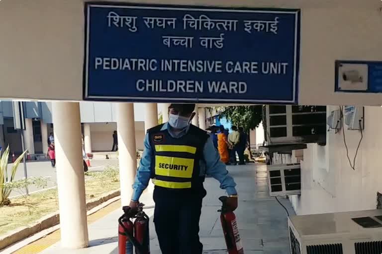 Fire in TMH's children's ward