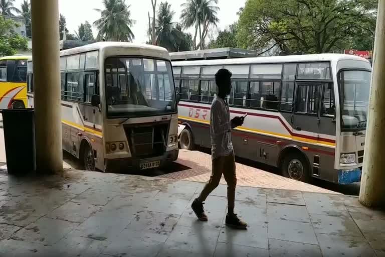 Interstate bus service shut down in rayagada