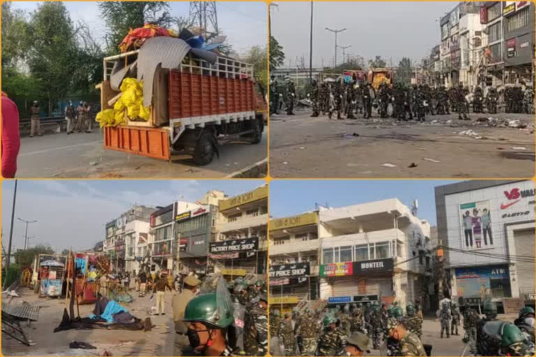 Police clears Shaheen Bagh protest site amid lockdown in Delhi  ഷഹീന്‍ബാഗ്‌ പ്രതീഷേധക്കാരെ നീക്കി ഡല്‍ഹി പൊലീസ്  latest delh