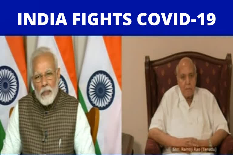 Ramoji Rao  Narendra Modi  Print Media Journalists  COVID 19 Pandemic  Novel Coronavirus Outbreak  Suggestions  Precautionary Measures  ഇന്ത്യൻ ഗ്രാമങ്ങളെ ഐസൊലേറ്റ് ചെയ്യണം; റാമോജി റാവു  റാമോജി റാവു  കൊവിഡ്19