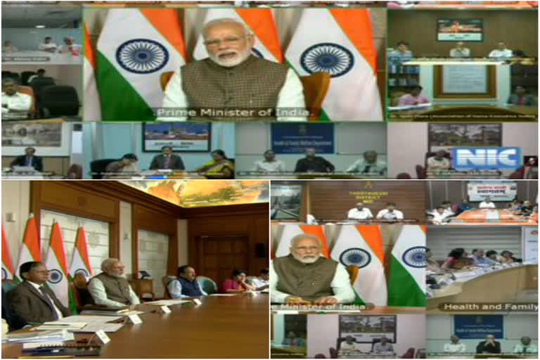 PM Narendra Modi interacts with doctors