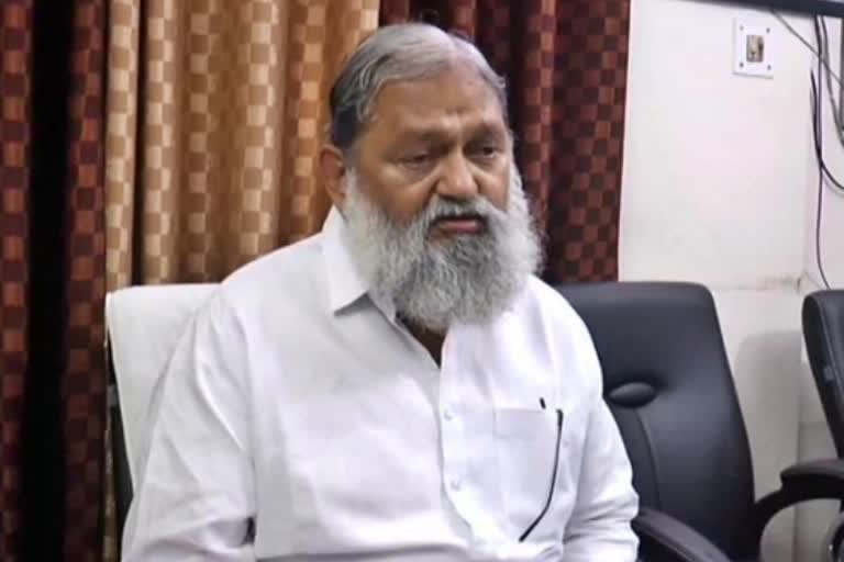 anil vij on haryana lockdown and health facilities